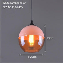 Load image into Gallery viewer, Nordic Modern hanging Glass Pendant