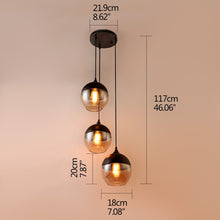 Load image into Gallery viewer, Nordic Modern hanging Glass Pendant