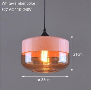 Nordic Modern hanging Glass Pendant